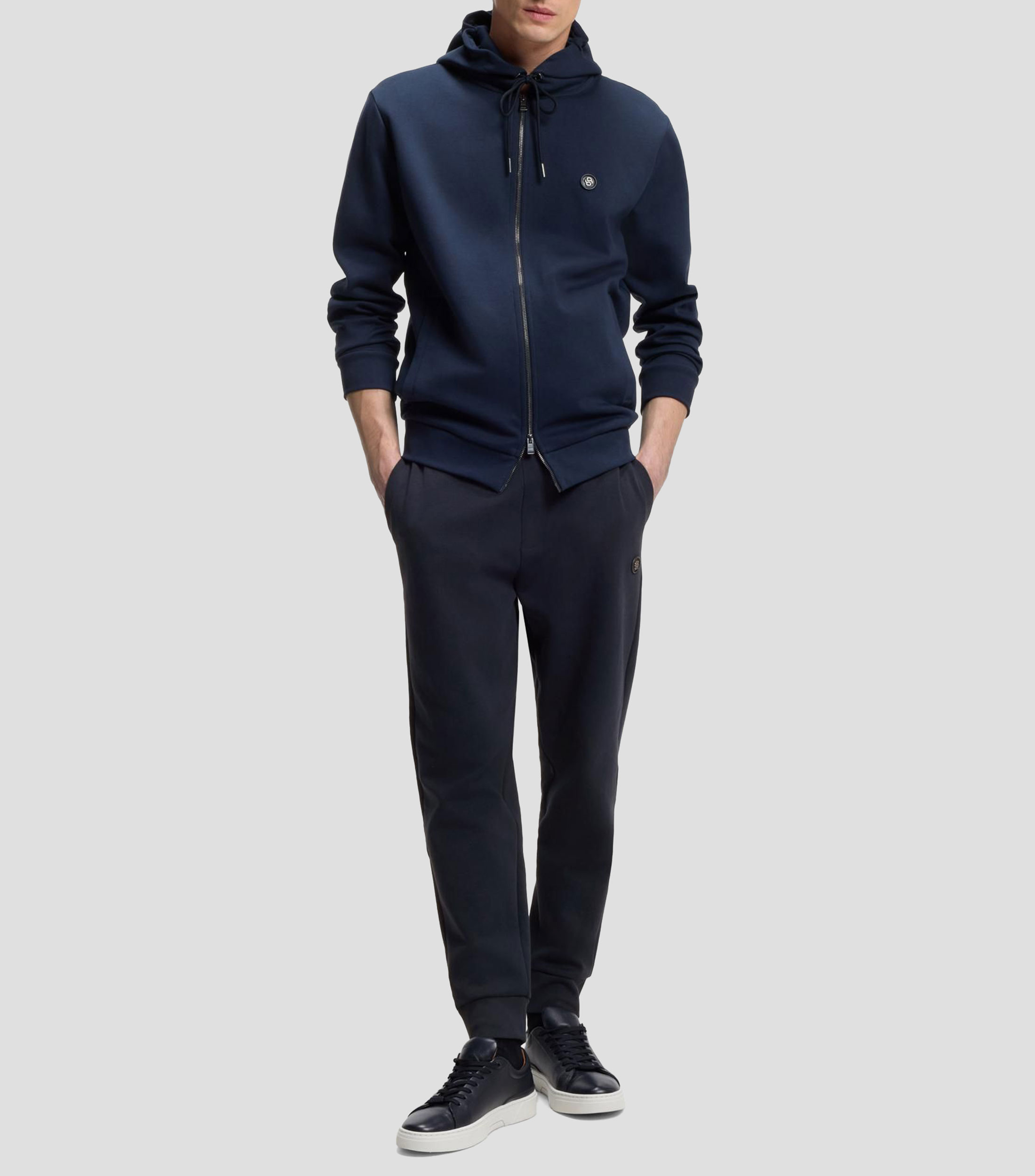 Pants BOSS de chándal de algodón con monograma Double B Hombre